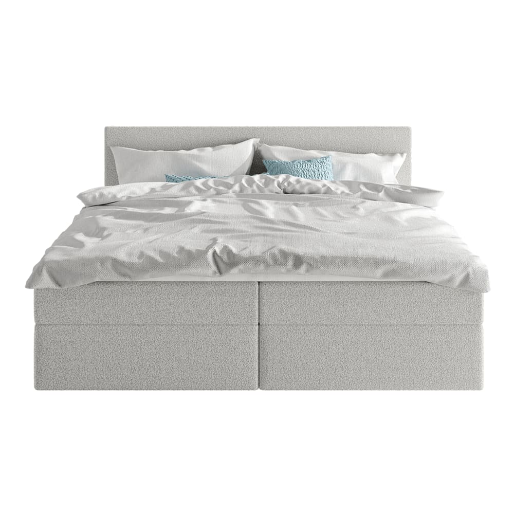 Lit boxspring en tissu