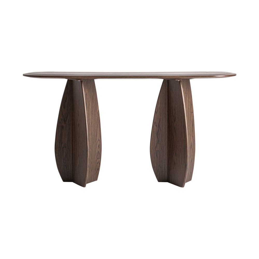 Console en bois mdf marron  en 150x40x80 cm