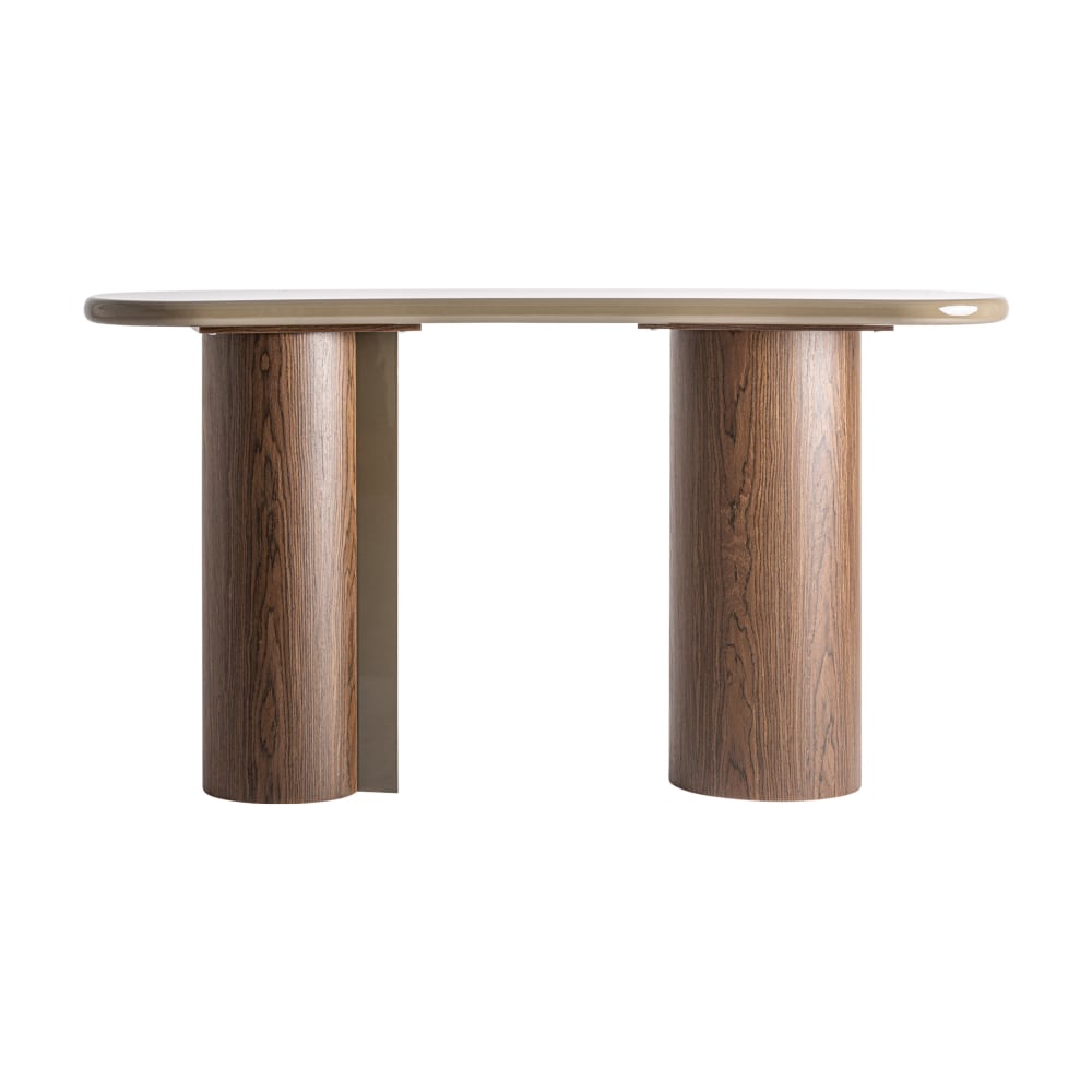 Console en bois mdf vert  en 150x35x82 cm