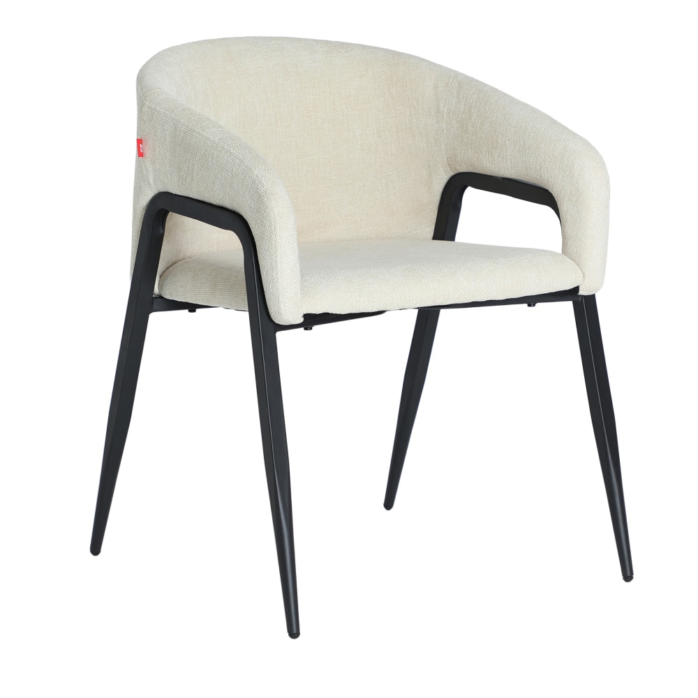 chaise en polyester blanc