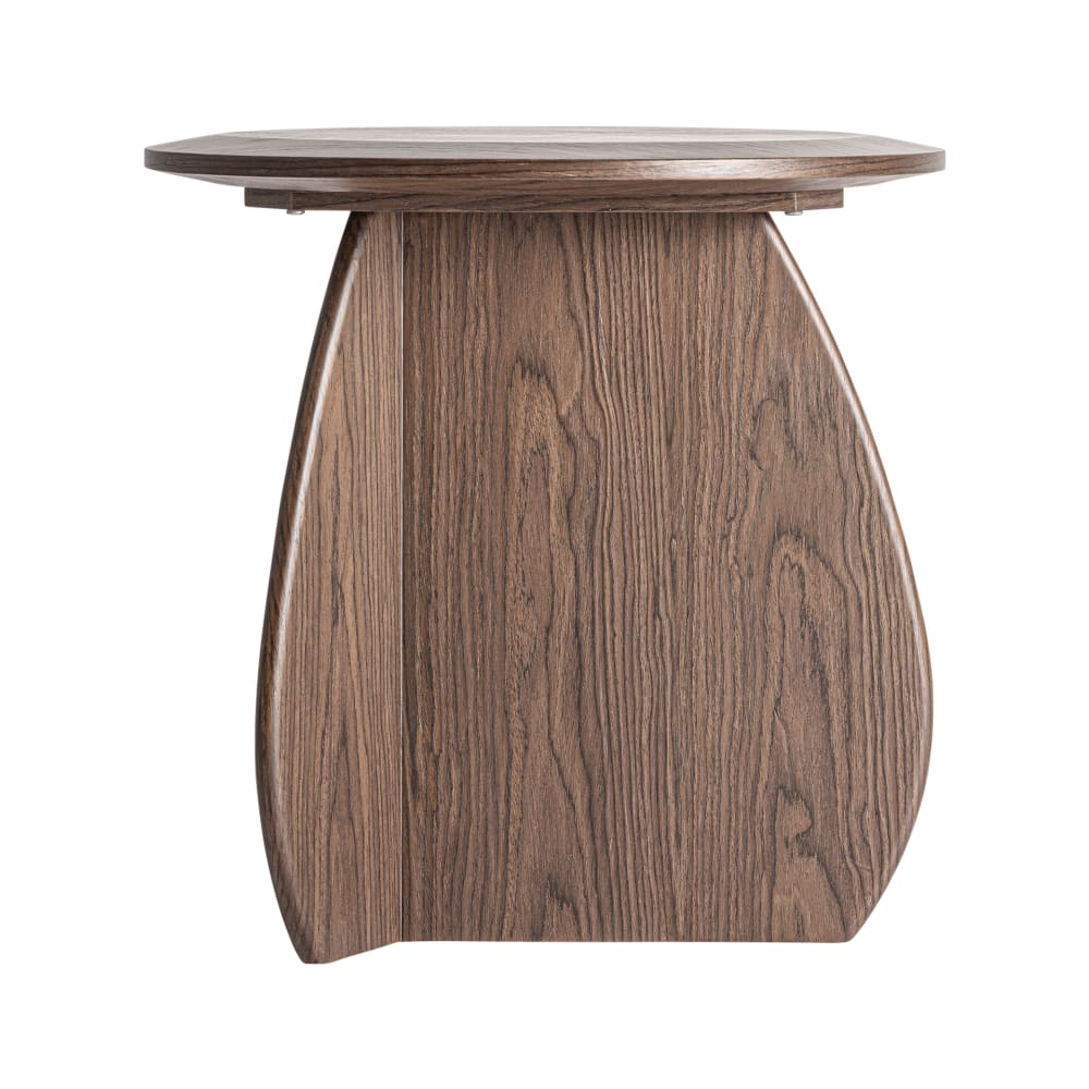 Table basse en bois mdf marron  en 51x51x50 cm