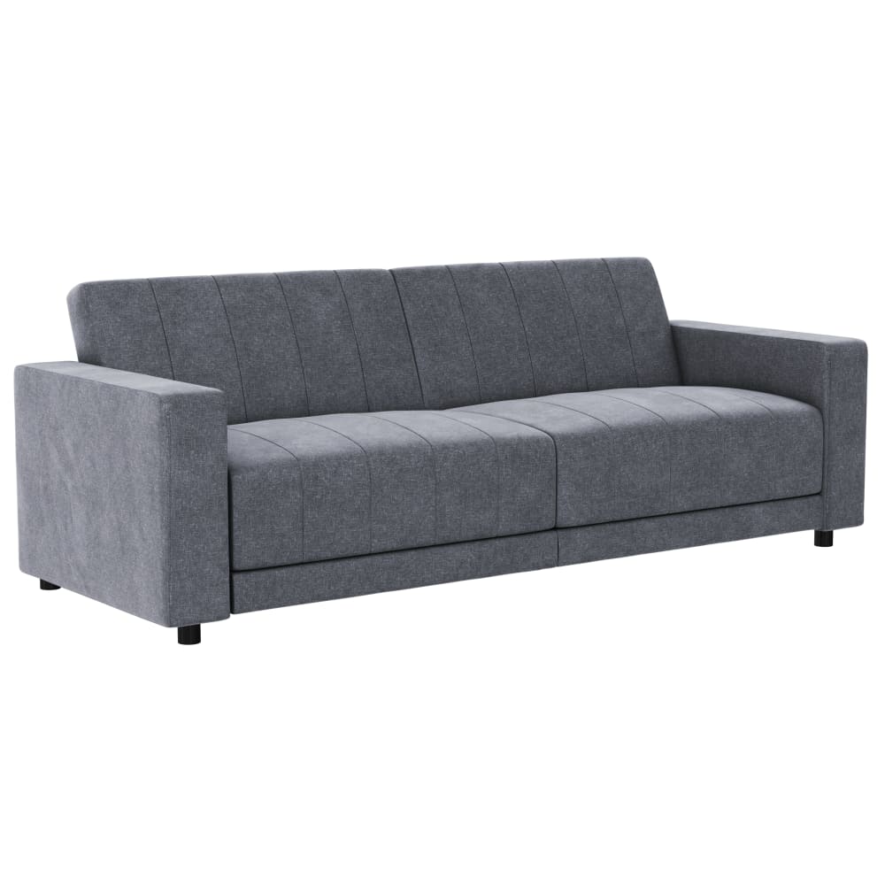 Canapé-lit 3 places en tissu gris