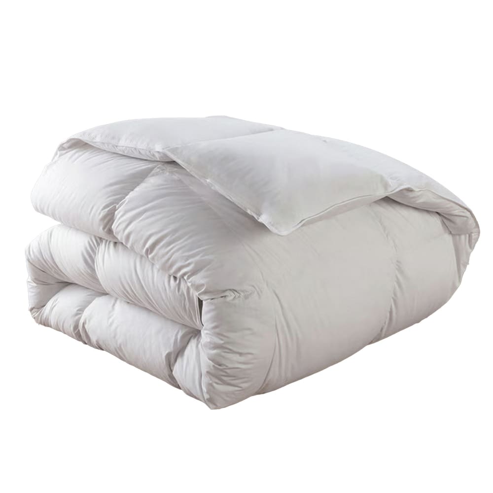 Couette chaude en coton blanc 240x220cm Couette chaude en coton blanc 240x220cm