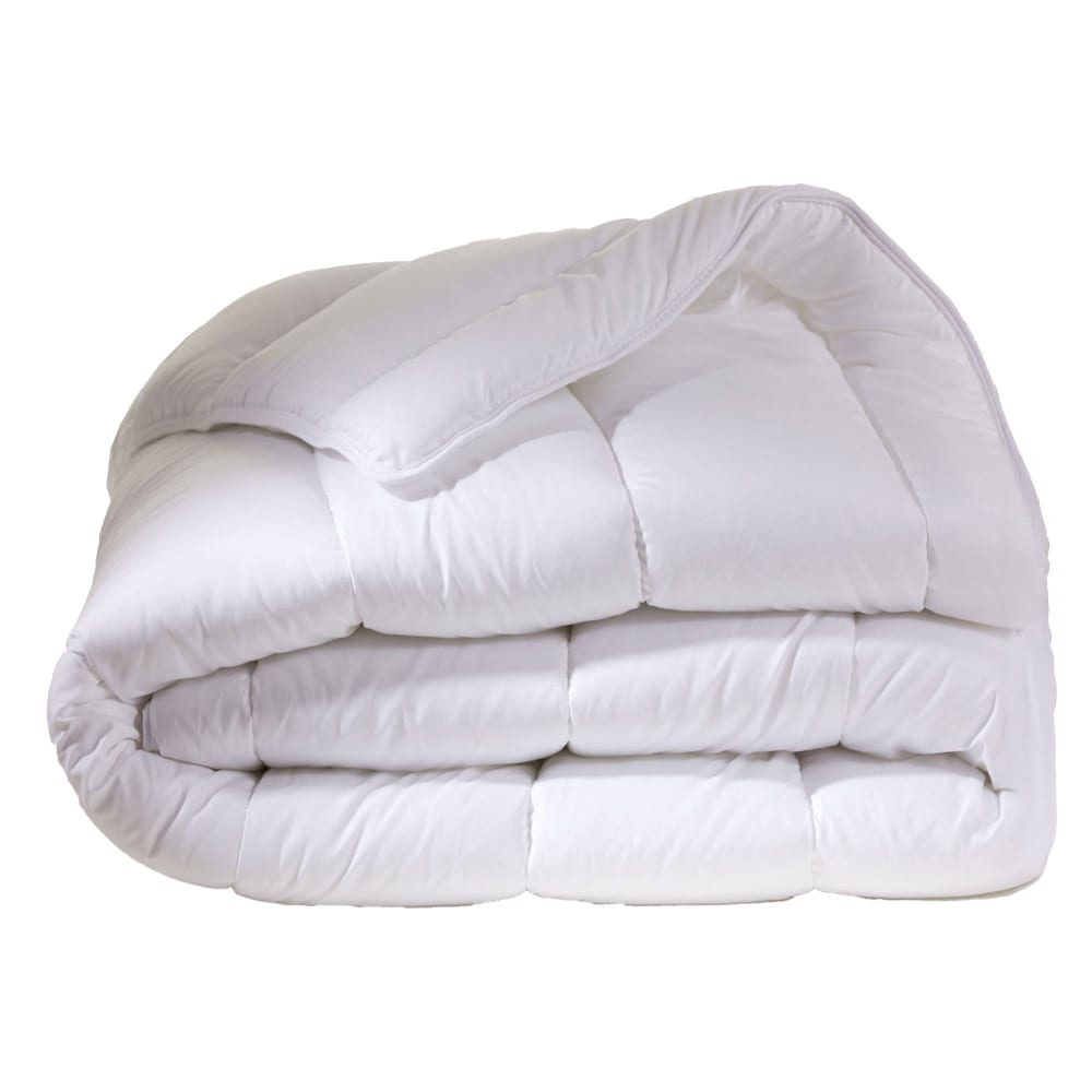 Couette chaude en polyester blanc 140x200cm Couette chaude en polyester blanc 140x200cm