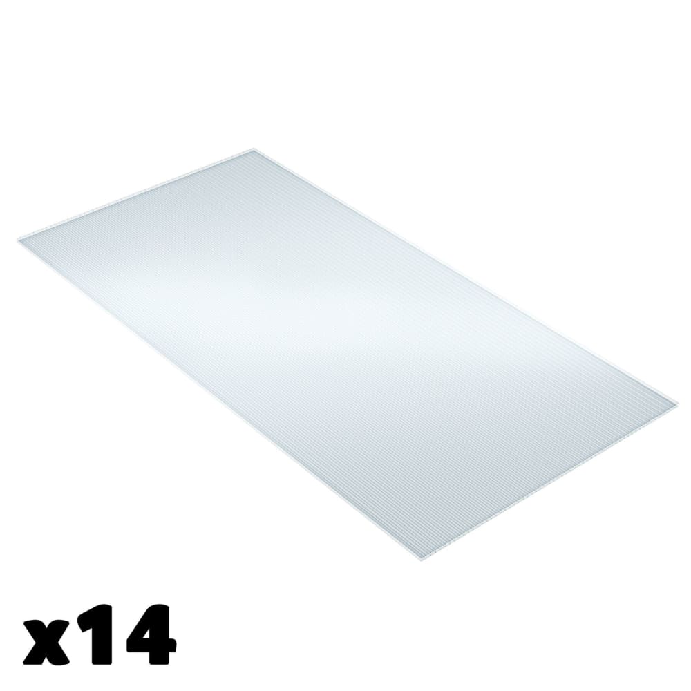 plaques doubles en polycarbonate