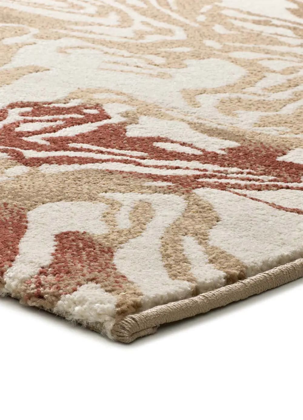 Tapis abstrait rouille/beige 160x230 cm — vue 4