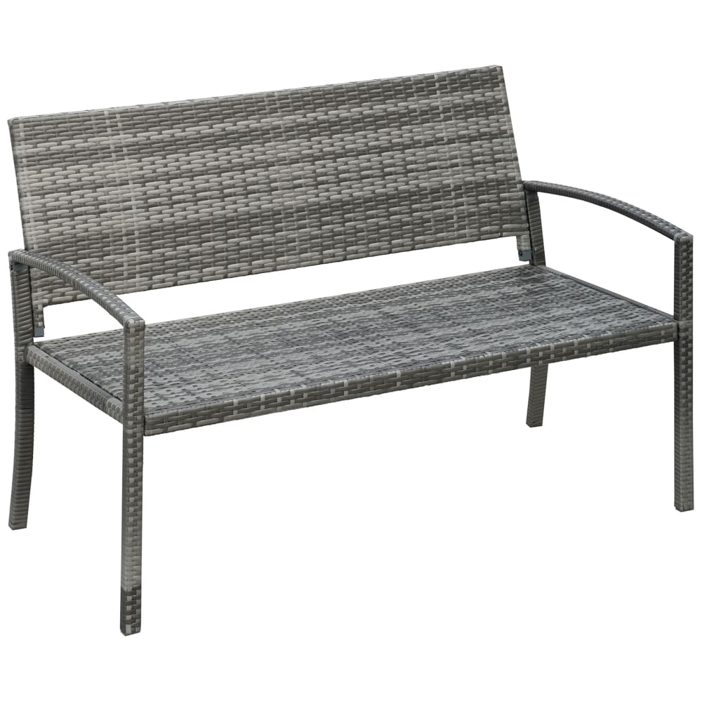 banc de jardin 2 places - acier