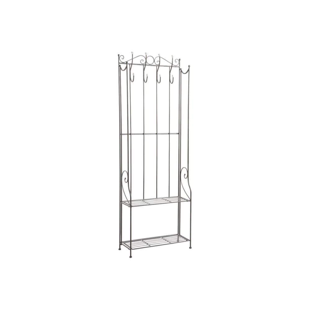 Etagère porte-manteaux en métal