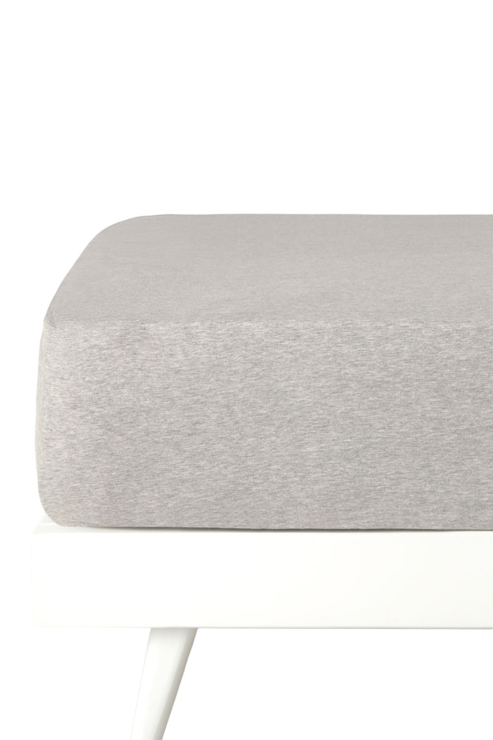 Calma House Spannbettlaken Grau 90x190/200 für Ajustable Grau Baumwolle