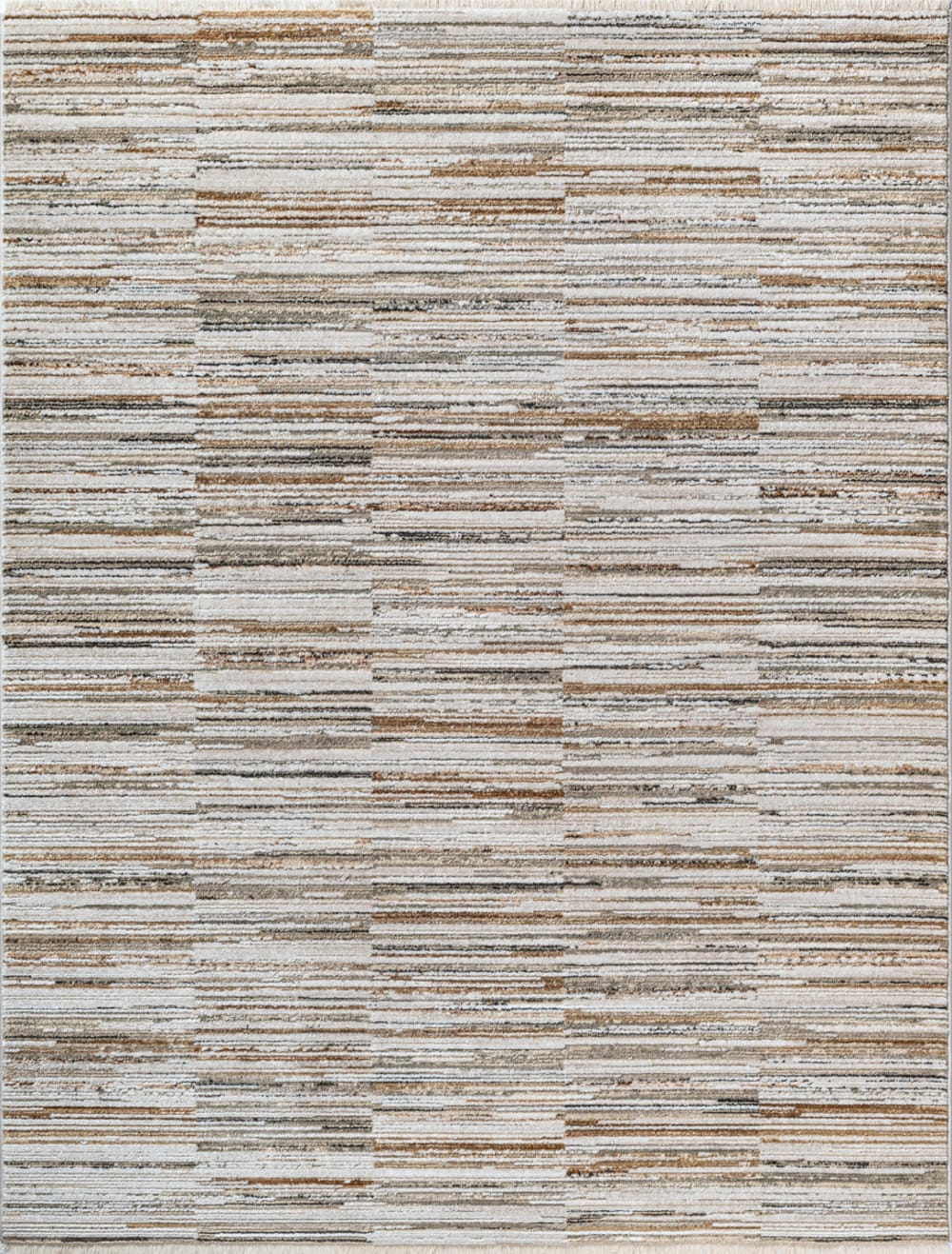 Tapis design moderne, crème cuivre, 160 x 213 cm