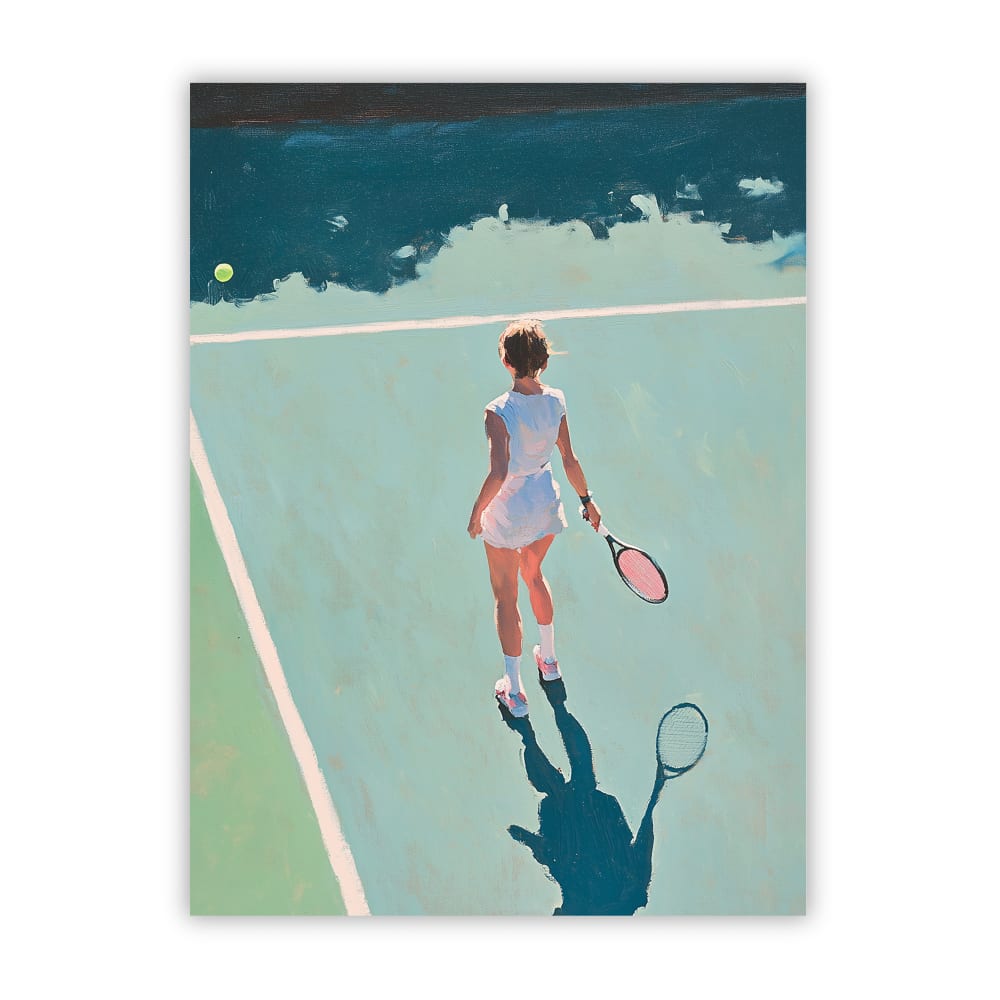 Poster Lab Poster matchball, 50x70 cm Grün Papier