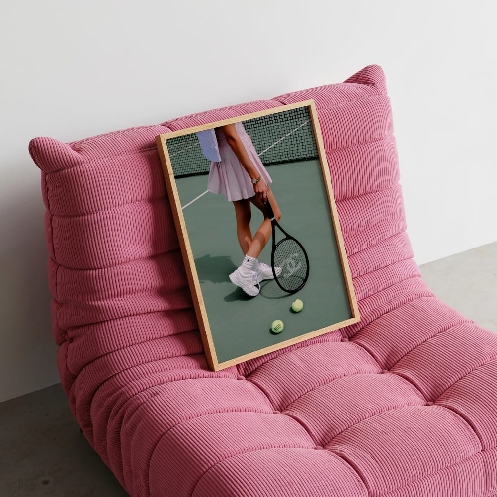Poster tennis sportler, 50x70 cm - Maisons Du Monde