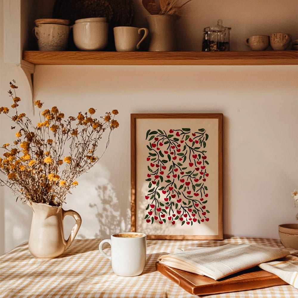 Poster kirschen, 50x70 cm - Maisons Du Monde