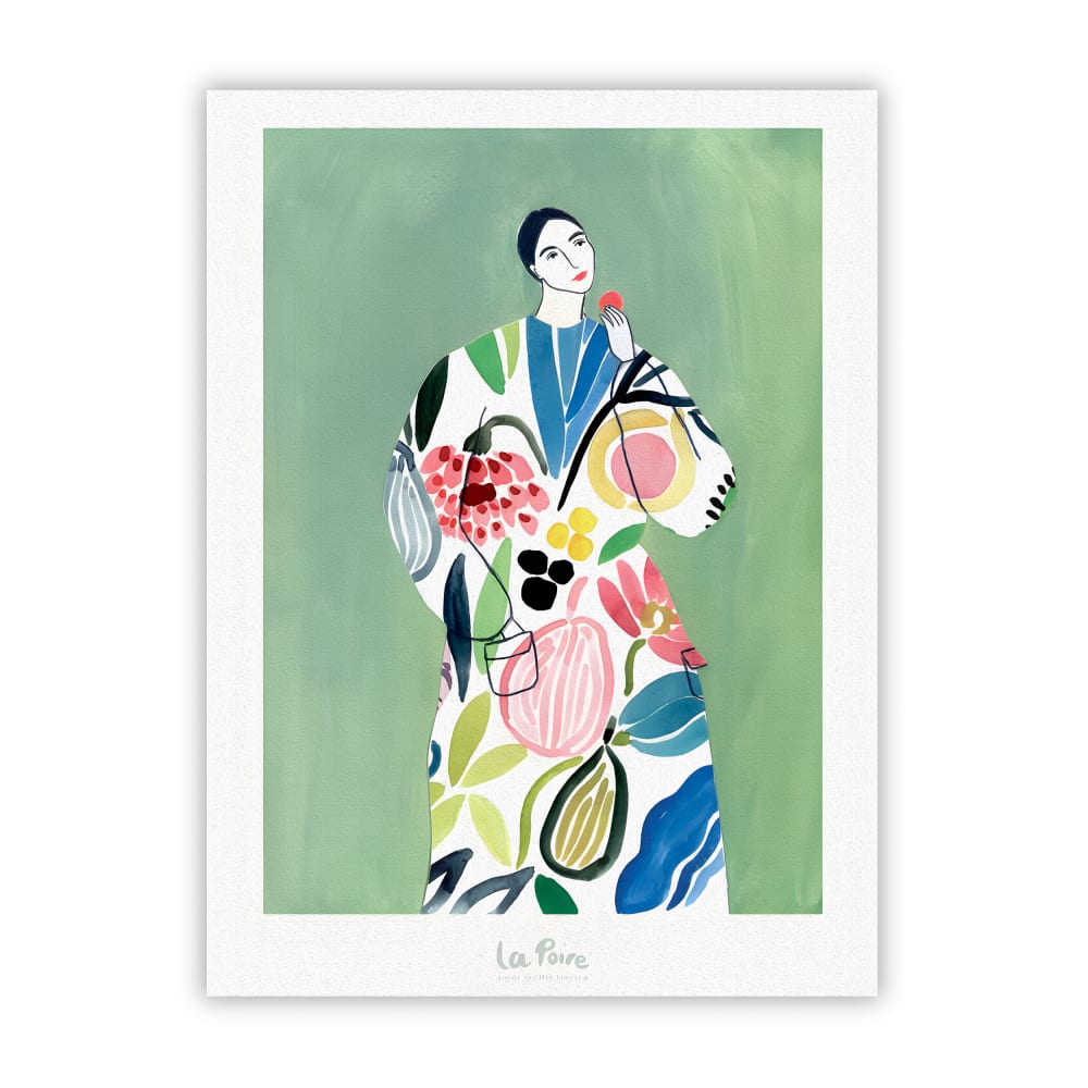 Poster Lab Poster buntes kleid, 50x70 cm Mehrfarbig Papier