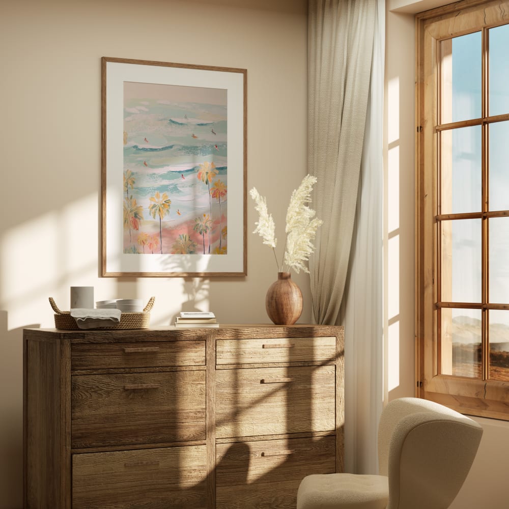 Poster surfer, 50x70 cm - Maisons Du Monde