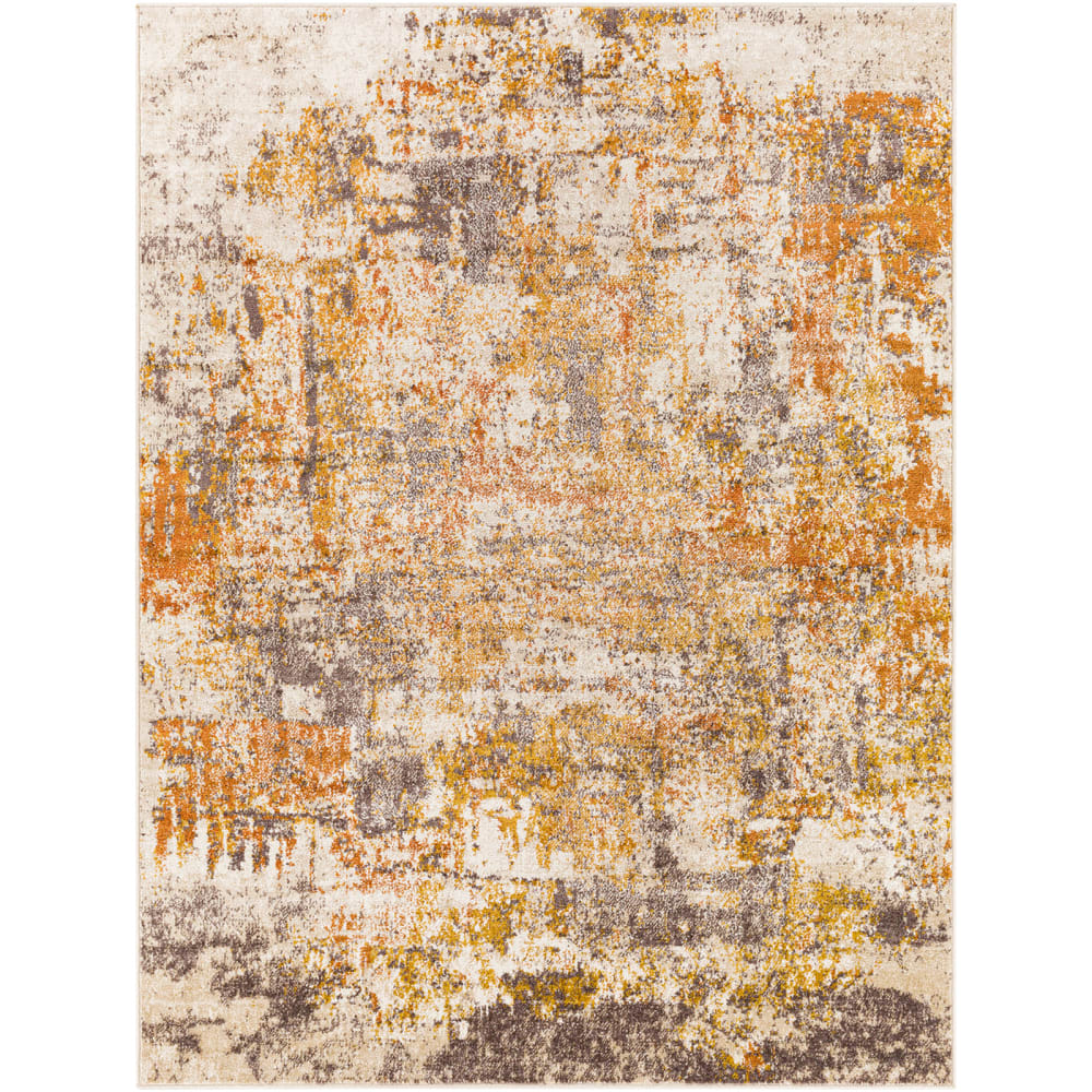 Tapis Abstrait Moderne Orange 160x213