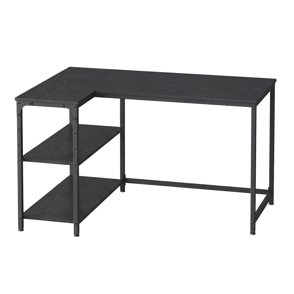 bureau en l étagères