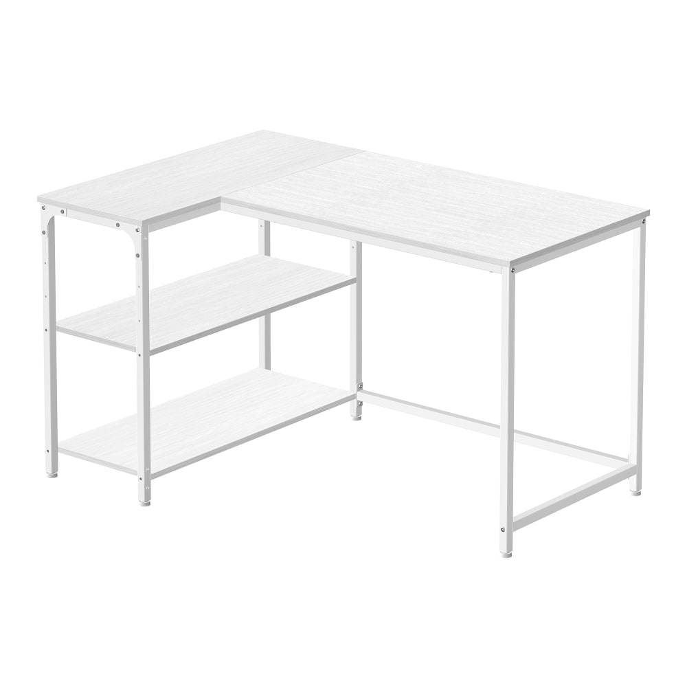 Bureau en l étagères