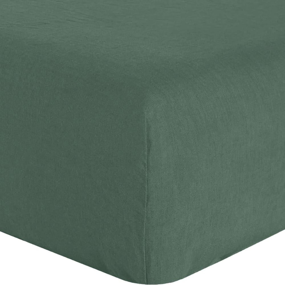 Drap housse lin pin 180x200 cm