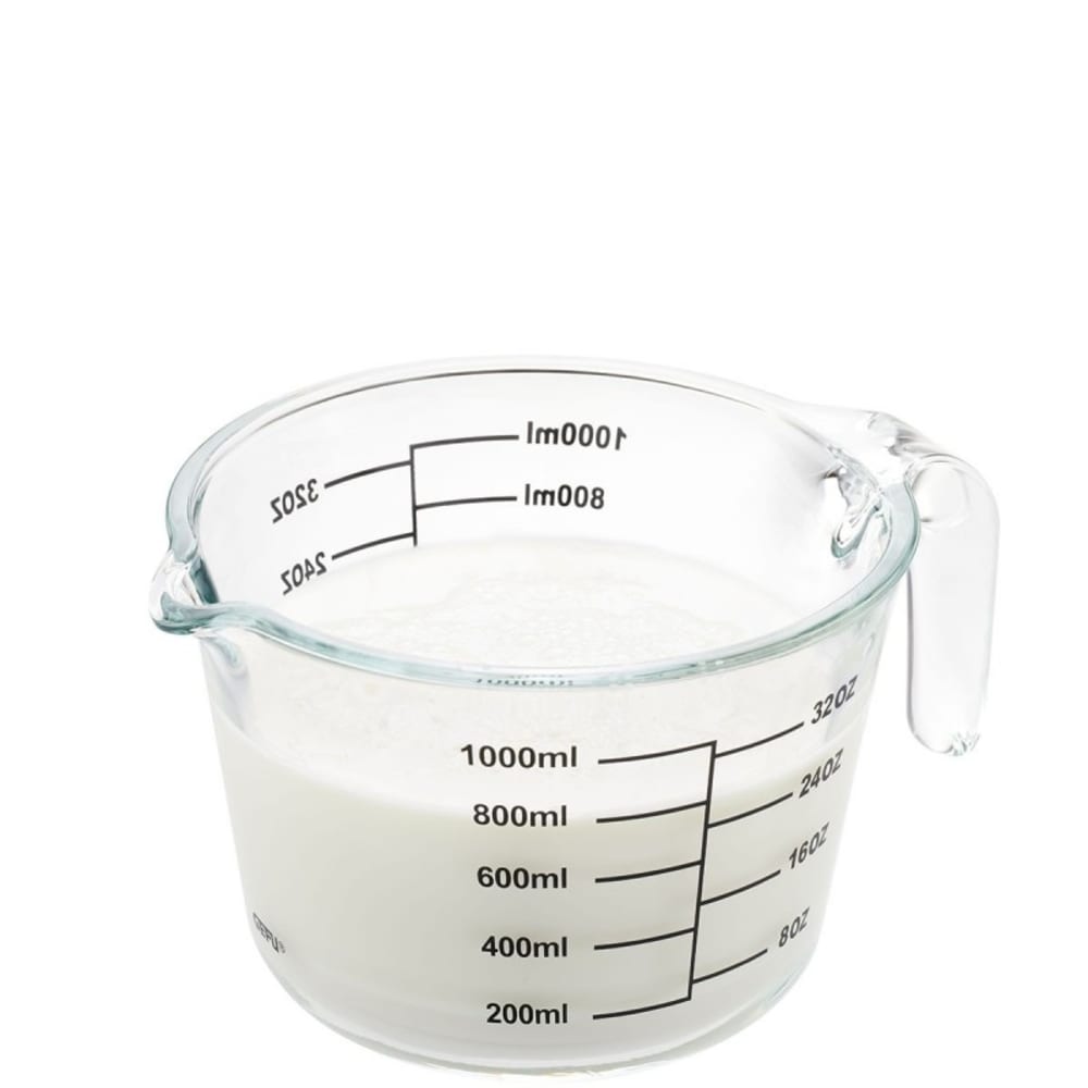 Verre mesureur - 1000 ml Verre Noir 11x21x16 cm Verre mesureur - 1000 ml Verre Noir 11x21x16 cm