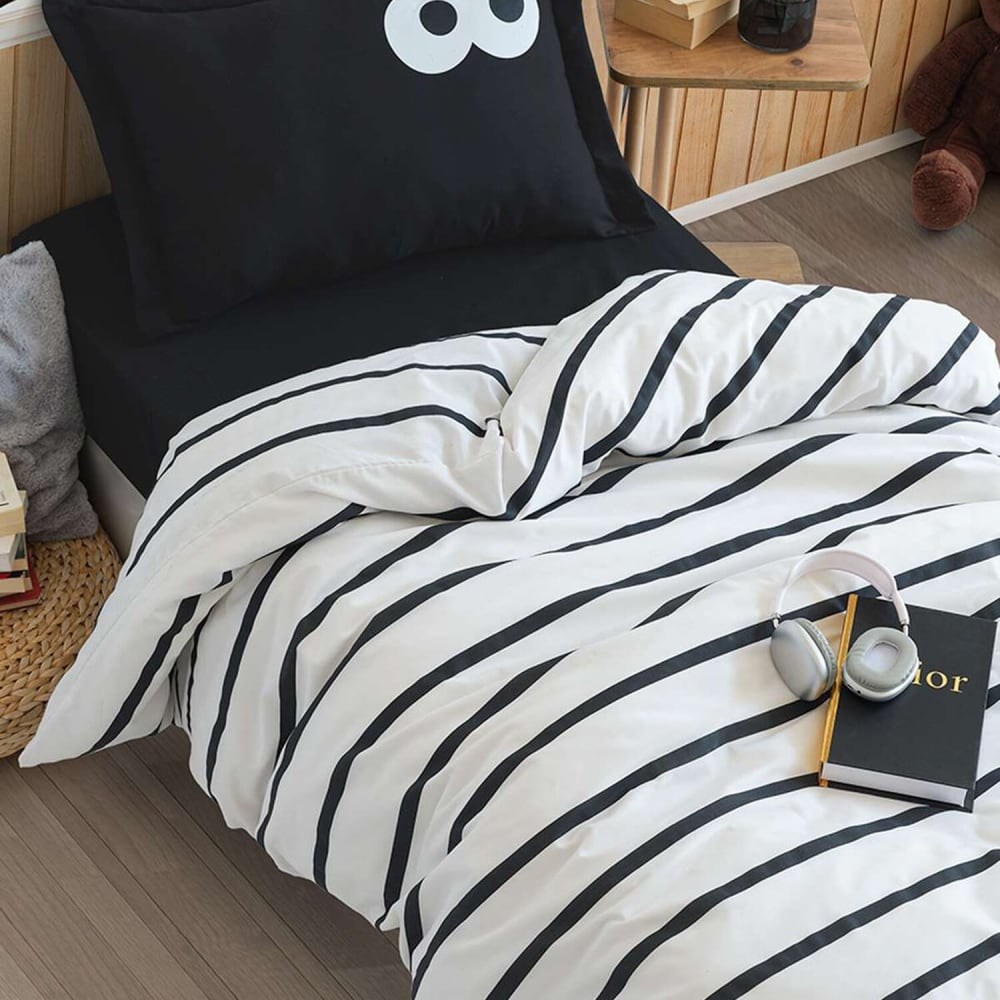 Parure de lit enfant en polycoton imprimée + 1 taie 140x200 cm