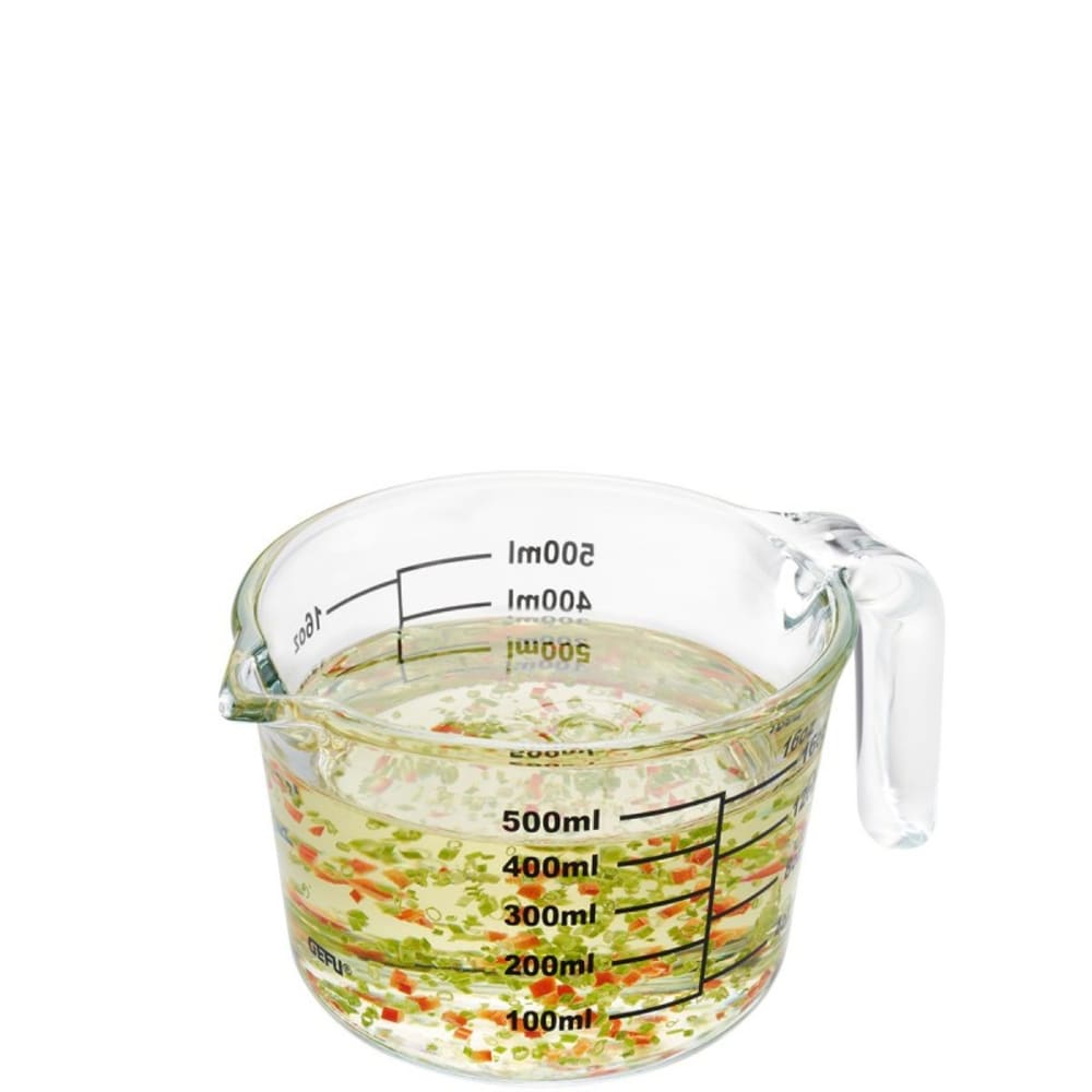 Verre mesureur - 500 ml Verre Noir 10x16x12 cm Verre mesureur - 500 ml Verre Noir 10x16x12 cm