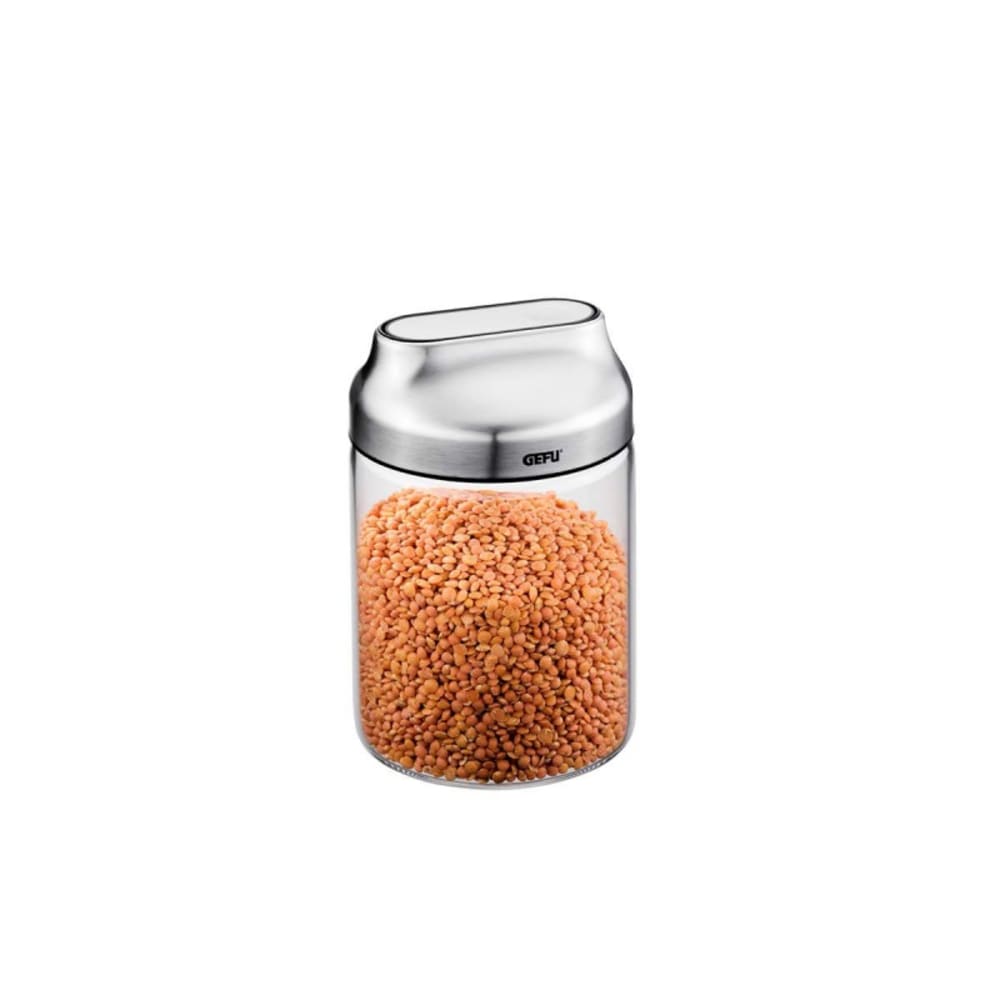 Boîte de conserve Verre Noir 15x1x1 cm