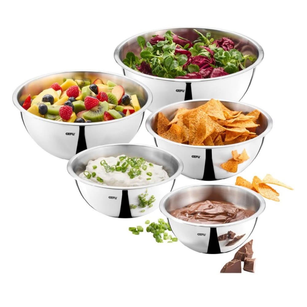 Set de bols en acier - inox