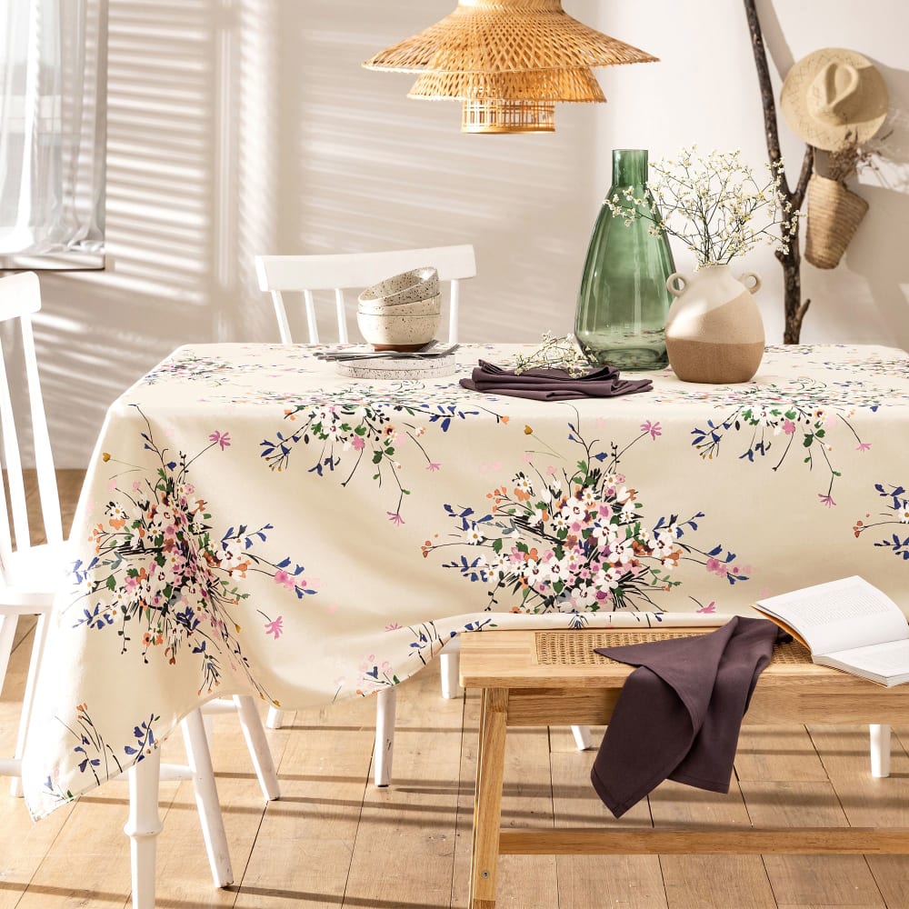 Nappe en coton multicolore 150x350cm