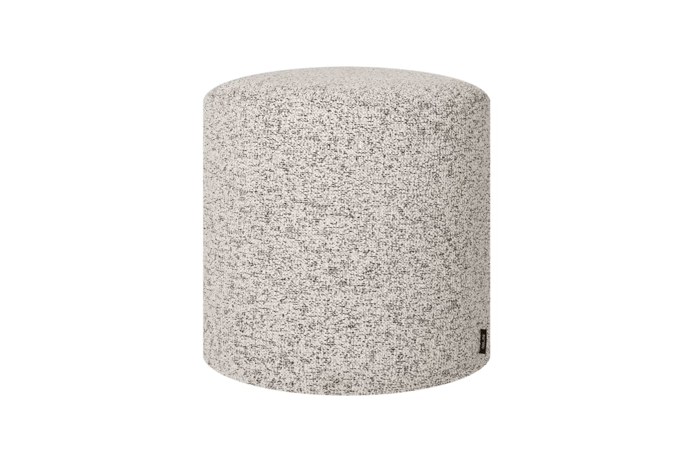 Noo.ma pouf carré fixe 40 x 40 x 40 cm