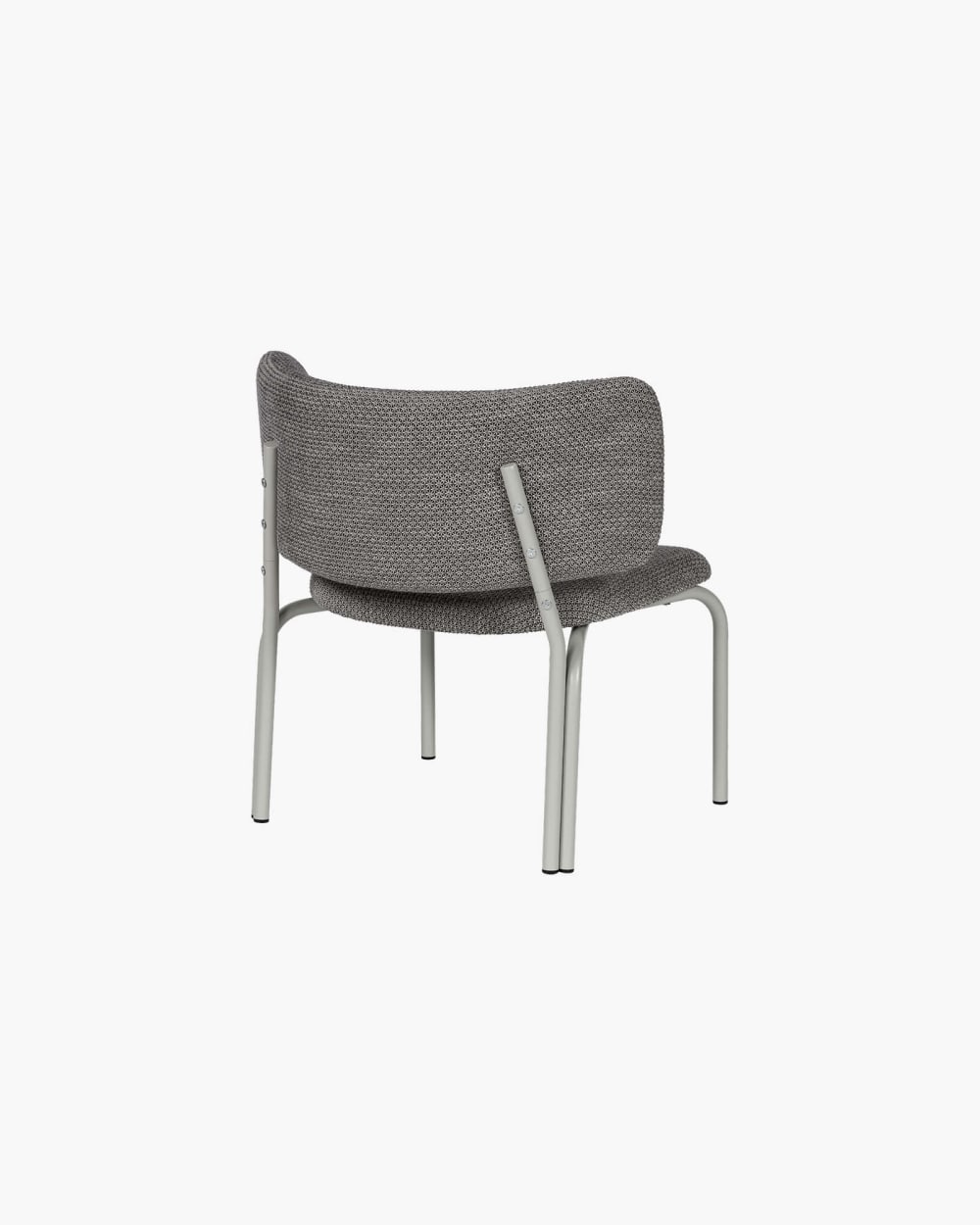 Noo.ma kei lounge chair - fauteuil lounge mélange noir et gris.
