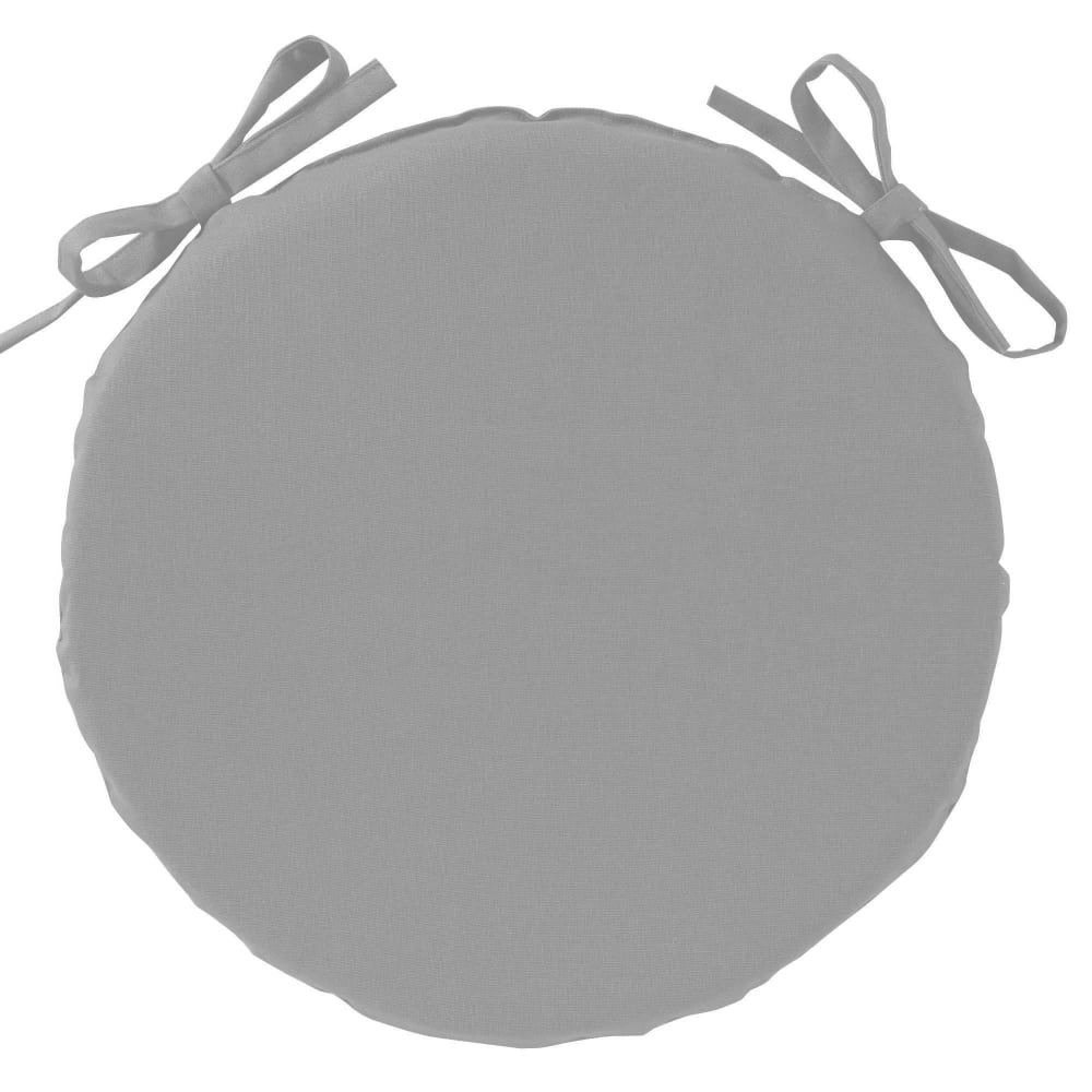 Lot de 2 Galettes en coton gris Rond