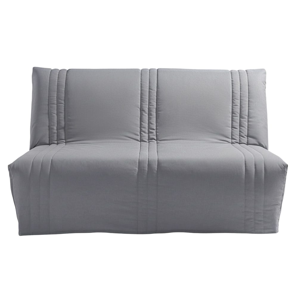 Housse bz en coton gris - places
