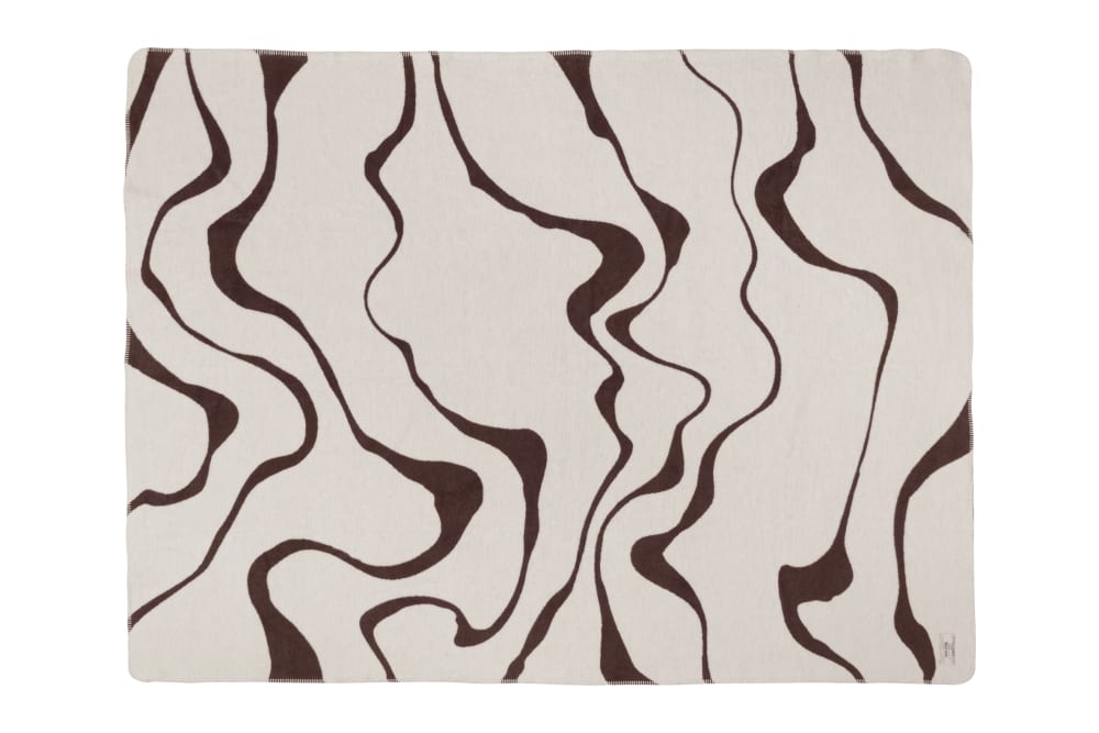 Plaid de coton, marron