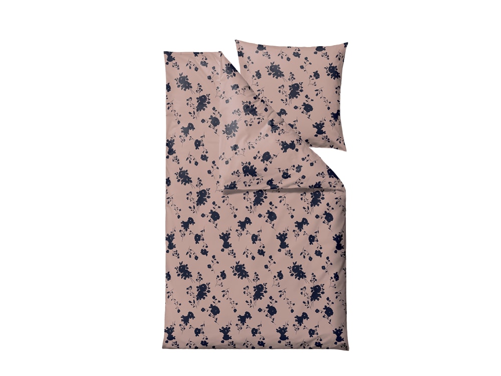 Drap de lit DE en 100% coton, bio rose