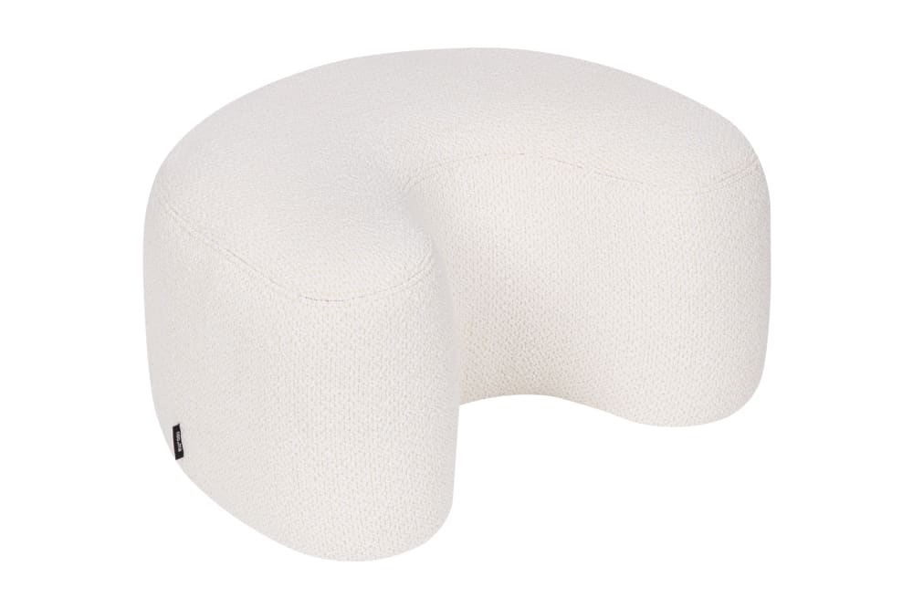 Pouf en forme de U, beige