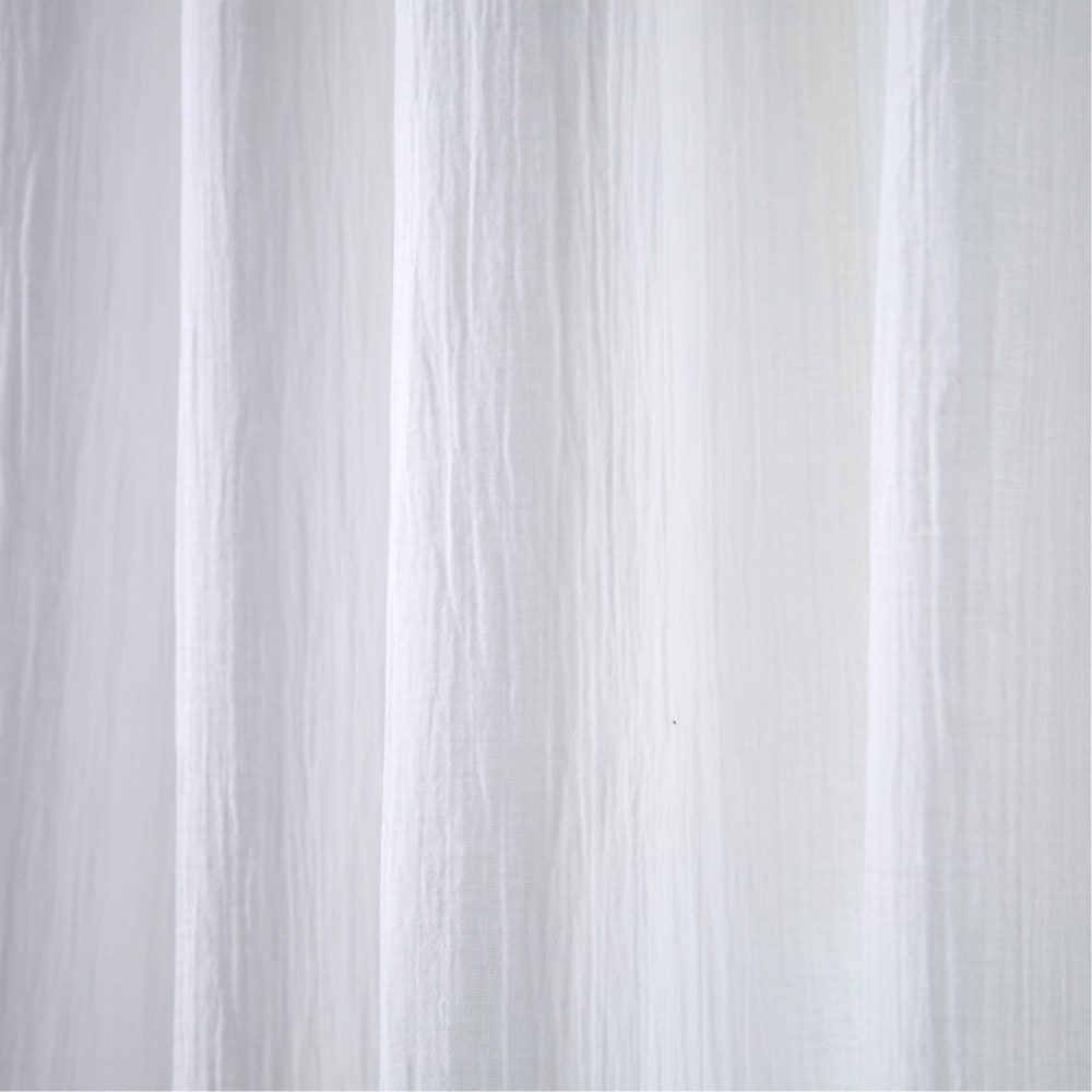 Rideau en coton blanc 140x260cm — vue 4