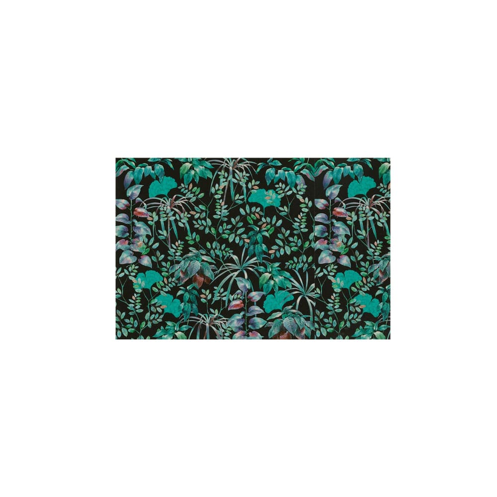 Tapis vinyle en synthétique vert 65x120cm