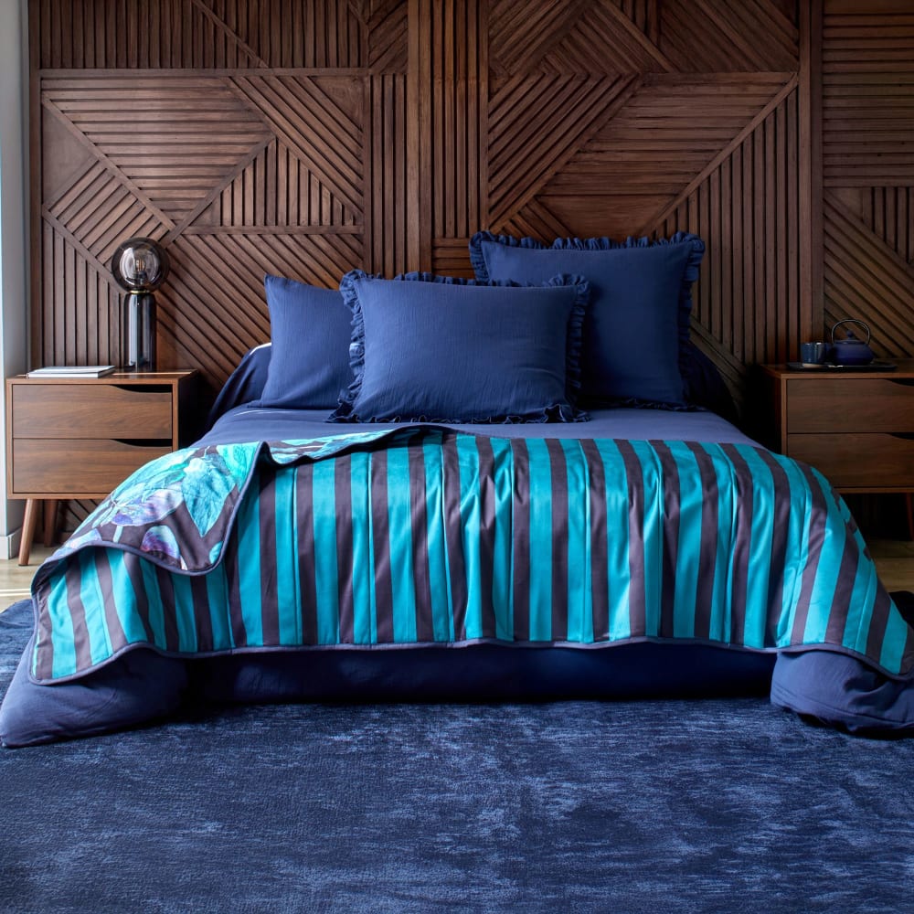 Edredon léger en polyester 200 g/m² vert 85x200cm