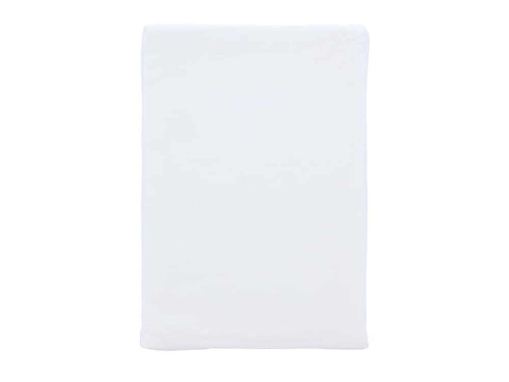 Drap plat en coton 240x260cm blanc — vue 4
