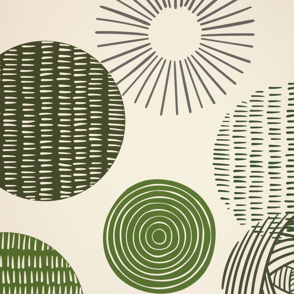 Tapis vinyle en synthétique vert 60x80cm — vue 4