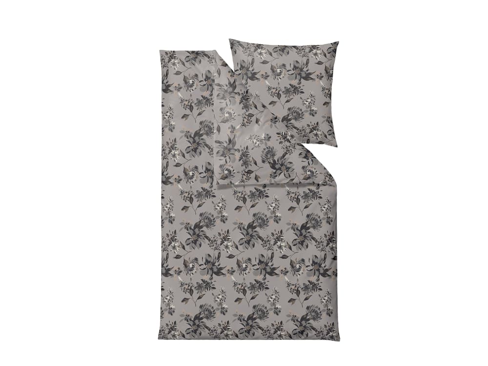 Drap de lit DE en 100% coton, bio gris