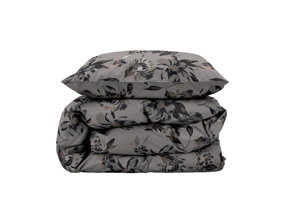 Drap de lit DE en 100% coton, bio gris - Maisons du Monde
