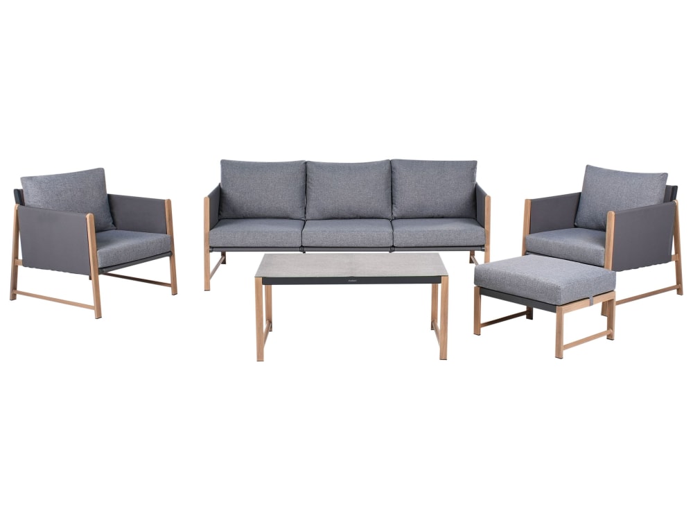 set d'extérieur en métal