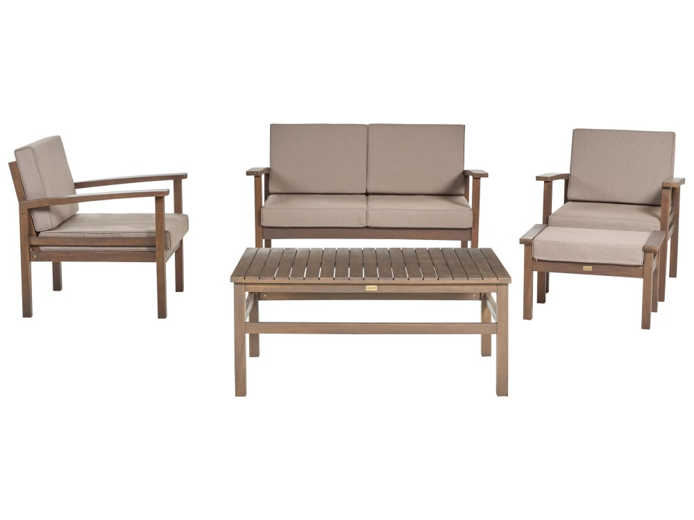 set d'extérieur en bois
