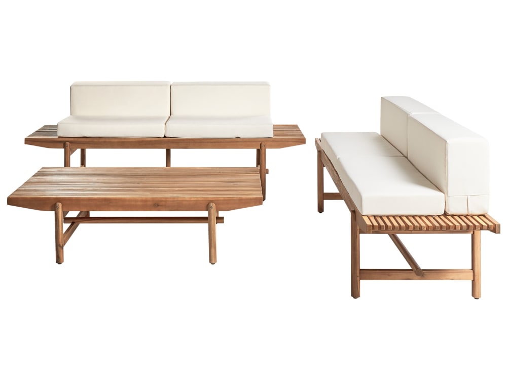 set d'extérieur en bois