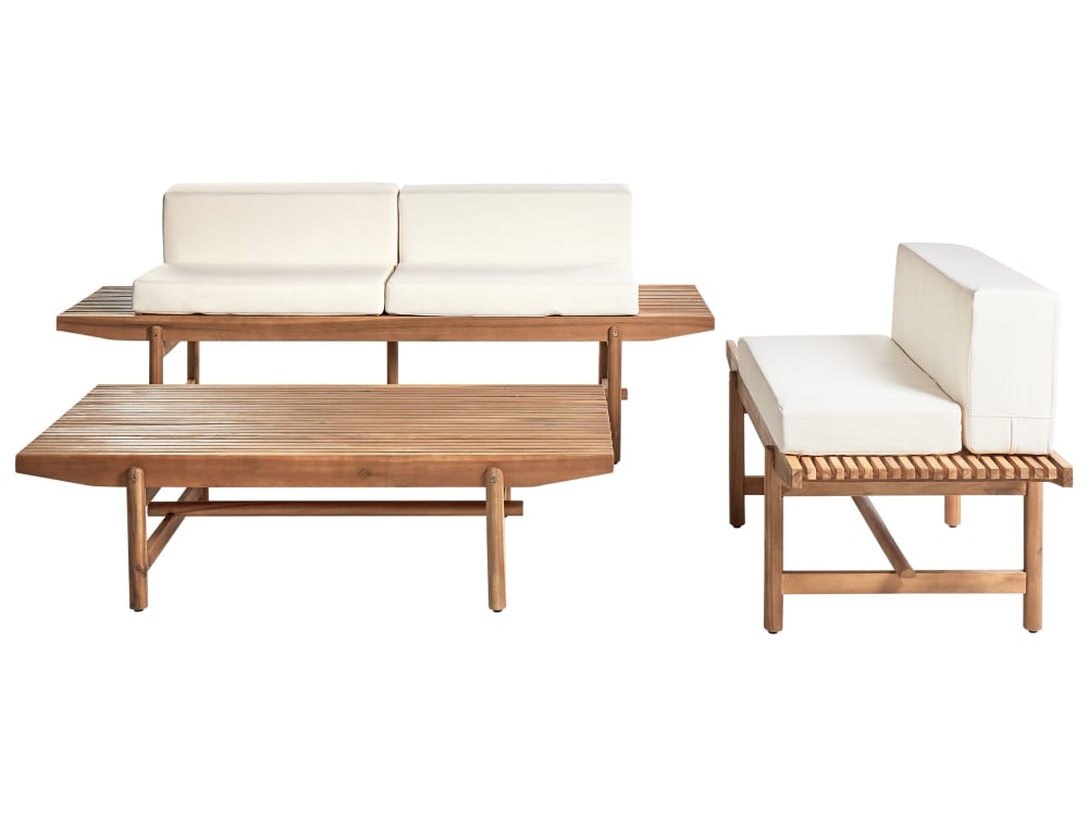 set d'extérieur en bois