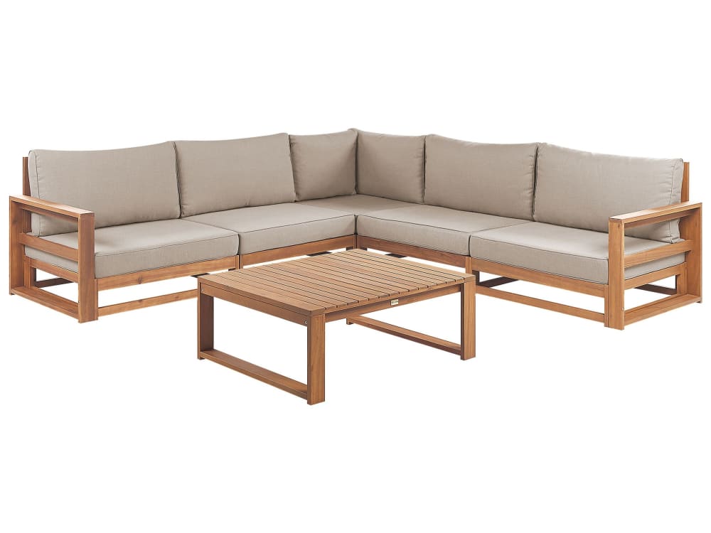 set d'extérieur en bois