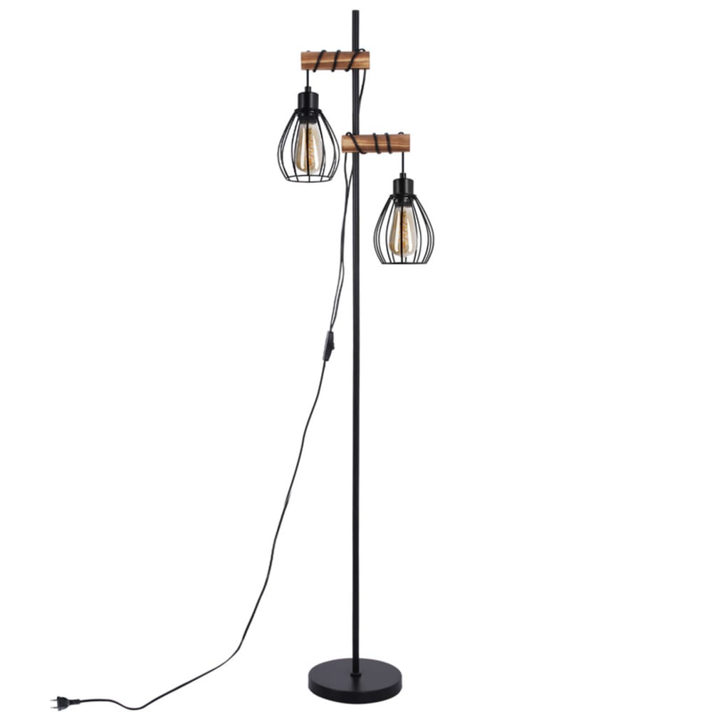 Archie - lampadaire en métal, coloris noir, l 152 cm, max. 25 w
