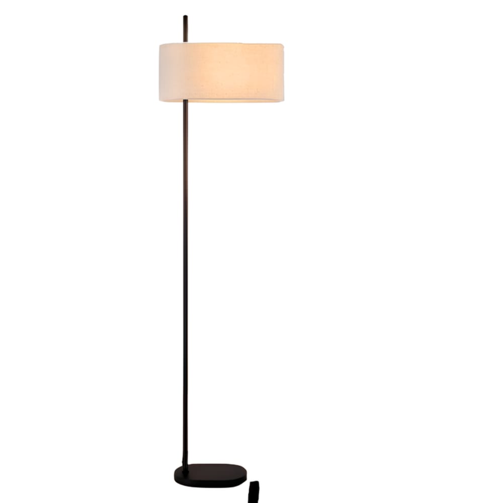 Braun - lampadaire en métal, coloris noir, l 40 cm, e27, max. 40 w